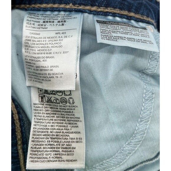Levi Strauss Jeans Women's Size 32 Cotton Blend 529 Curvy Bootcut - Picture 6 of 7